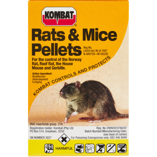 Kombat Rats & Mice Pellets 500g