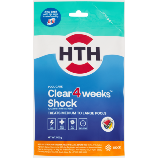 HTH Clear 4 Weeks Shock Treatment 500g 