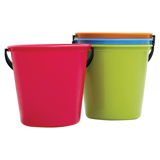 Budget Assorted Bucket 9L (Colour May Vary)