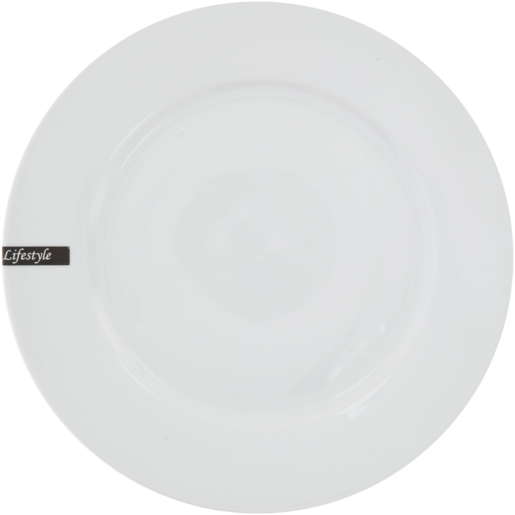 White Lifestyle Dinner Plate 26.5cm