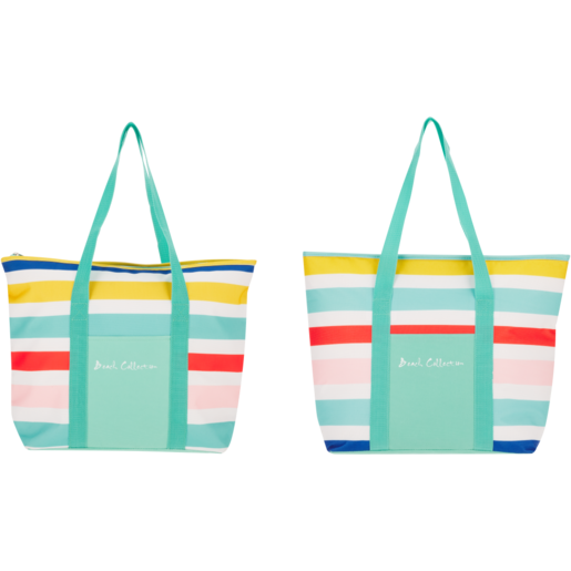 Beach Collection Striped Picnic Basket
