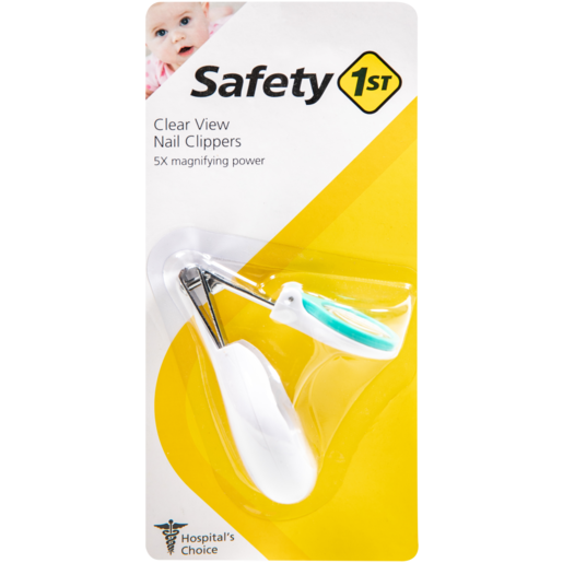 Safety 1st White Clear View Nail Clippers