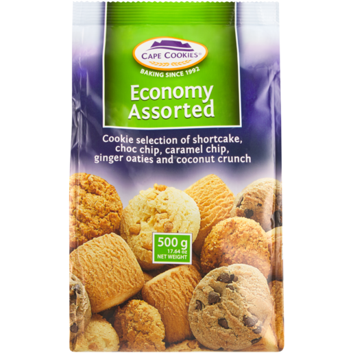 Cape Cookies Economy Assorted Biscuits 500g