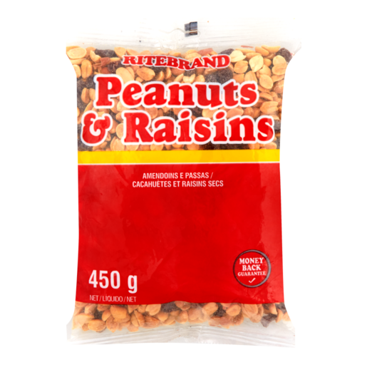 Ritebrand Peanuts & Raisins 450g