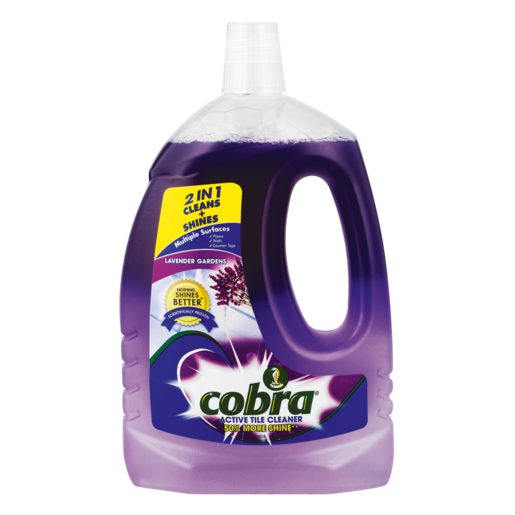 Cobra Active 2-In-1 Lavender Gardens Tile Cleaner 1.5L