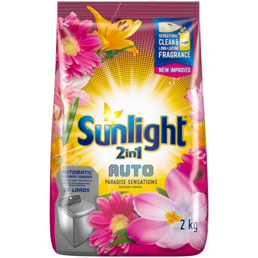 Sunlight Paradise Sensations 2-In-1 Auto Washing Powder 2kg