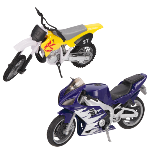 Teama Thunder Auto Motorcycle 1:12 (Assorted Item - Supplied At Random)