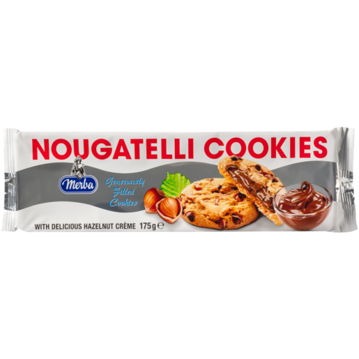 Merba Nougatelli Cookies 175g 