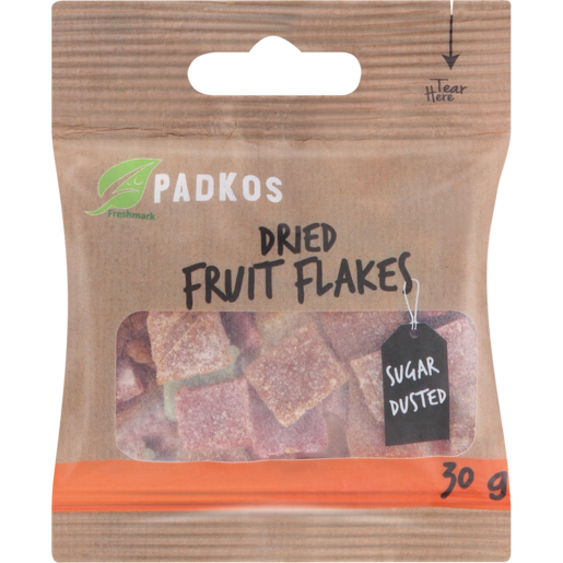 Padkos Dried Fruit Flakes Bag 30g