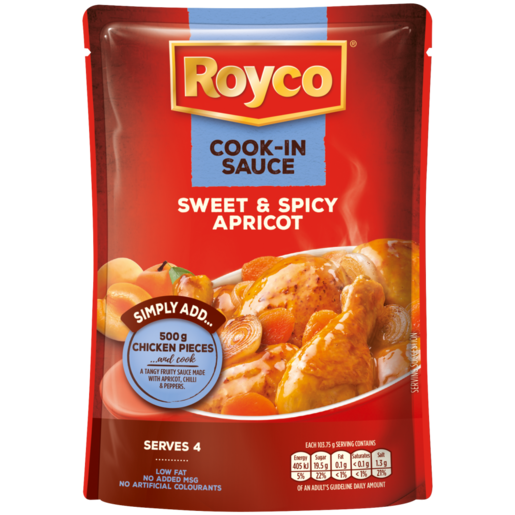 Royco Sweet & Spicy Apricot Cook-In-Sauce Pouch 415g