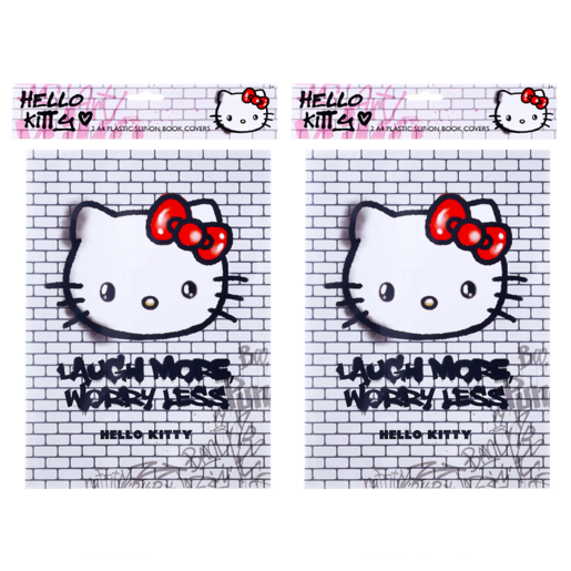 Hello Kitty A4 Plastic Book Covers 2 Pack