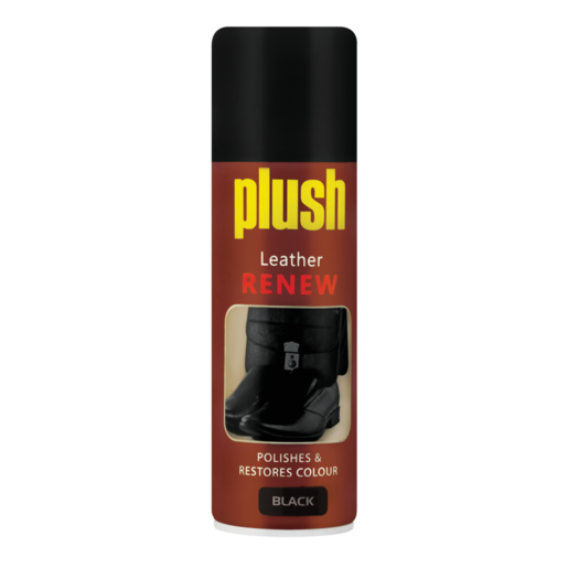 Plush Renew Black Leather Polish 200ml
