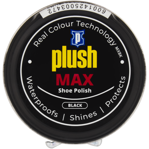 Plush Max Black Liquid Shoe Polish 50ml