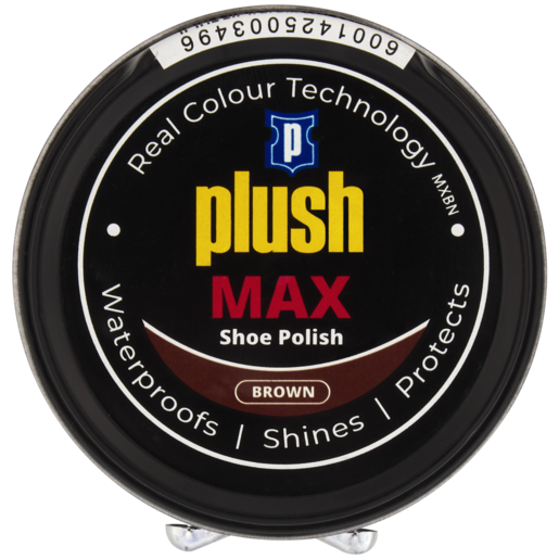 Plush Max Brown Shoe Polish 50ml