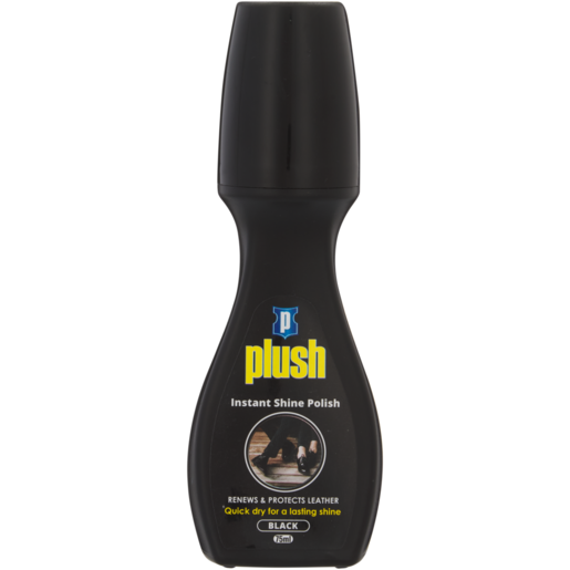 Plush Black Instant Shine Liquid Polish 75ml