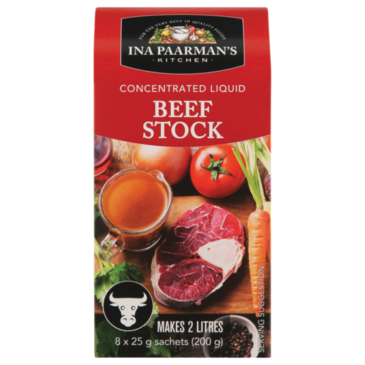 Ina Paarman Concentrated Liquid Beef Stock 8 x 25g