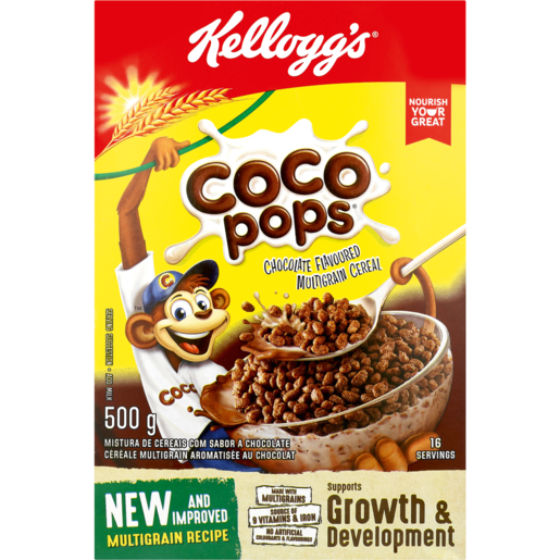 Coco Pops Chocolate Flavoured Multigrain Cereal 500g
