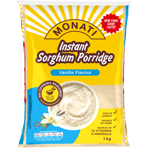 Monati Mabela Instant Vanilla Flavoured Porridge Pack 1kg