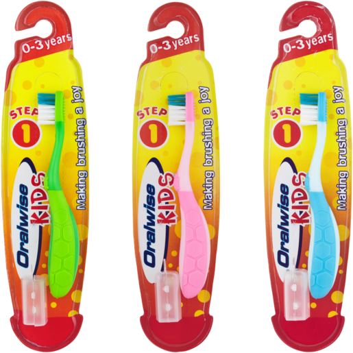 Oralwise Step 1 Kids Toothbrush (Colour May Vary)