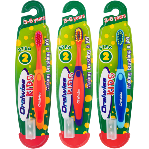 Oralwise Step 2 Kids Toothbrush (Colour May Vary)