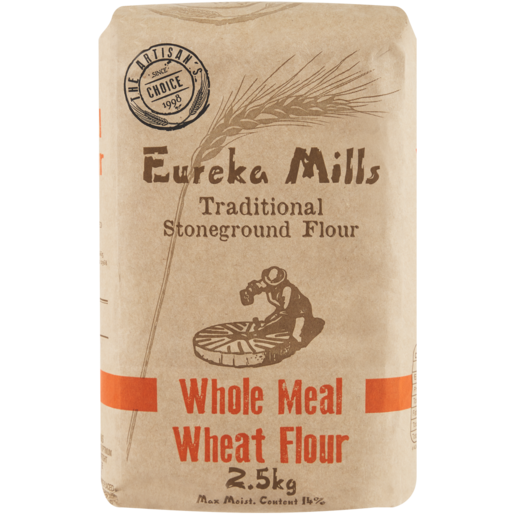 Eureka Mills Traditional Stoneground Whole Meal Wheat Flour 2.5 kg