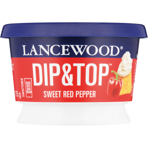 LANCEWOOD Dip & Top Fresh Sweet Red Pepper Flavoured Dip 175g