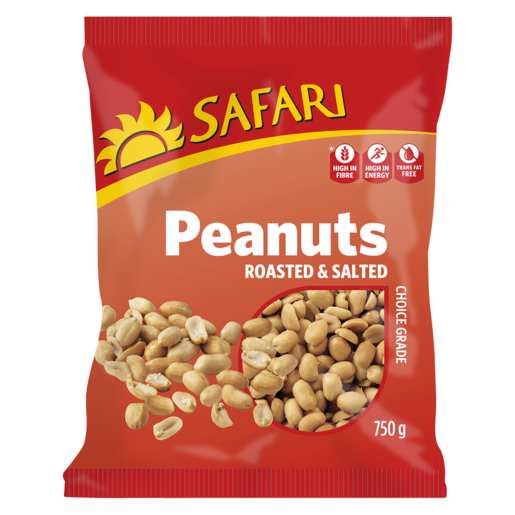 SAFARI Roasted & Salted Peanuts 750g