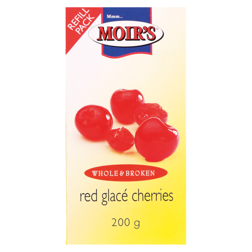 Moir's Whole & Broken Cherries 200g