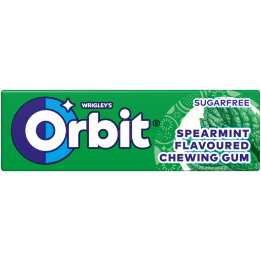 Wrigley's Orbit Spearmint Sugarfree Chewing Gum 10 Pack