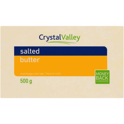 Crystal Valley Salted Butter Brick 500g