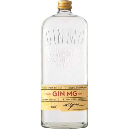 GIN MG London Dry Gin Bottle 1L