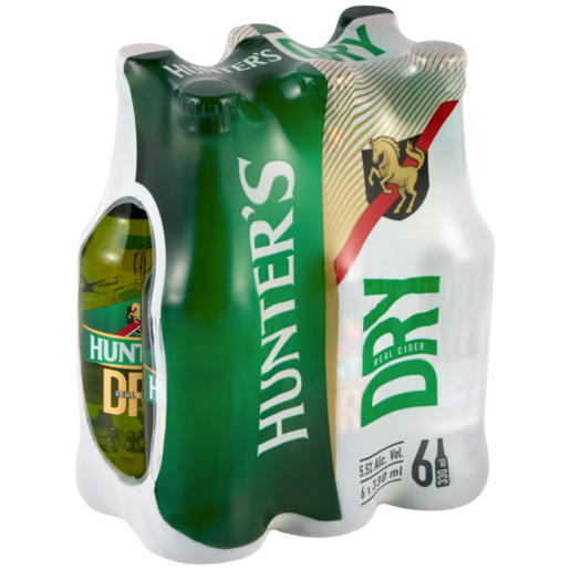 Hunter's Dry Cider Bottles 6 x 330ml