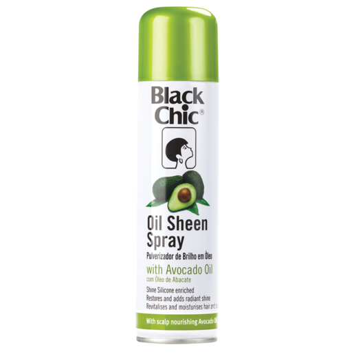 Black Chic Oil Sheen Hairspray With Avocado Oil 275ml