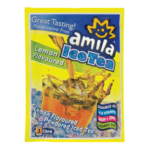 Amila Lemon Flavoured Powdered Iced Tea Sachet 45g