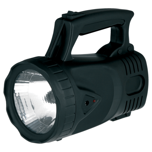 Q Premium Black Rechargeable LED Spotlight