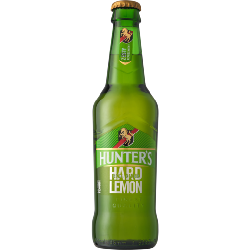 Hunter's Hard Lemon Flavoured Cider Bottle 330ml