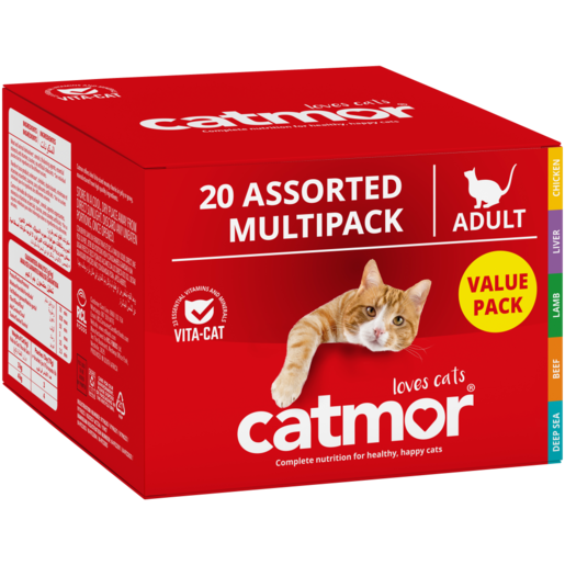 Catmor Multi-Pack Assorted Adult Wet Cat Food 20 x 70g