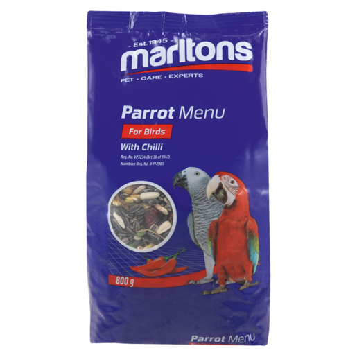Marltons Chilli Parrot Food 800g