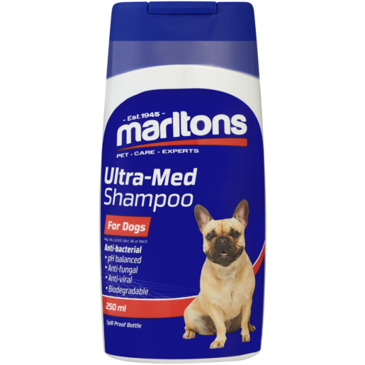 Marltons Ultra-Med Dog Shampoo 250ml