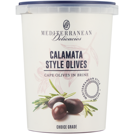 Mediterranean Delicacies Fresh Calamata Style Olives 700g