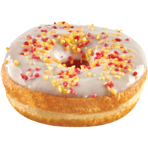 Glazed Ring Doughnut With Sprinkles