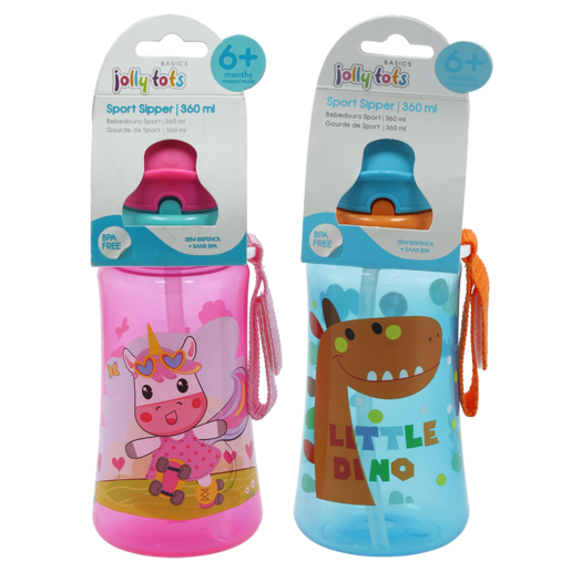 Jolly Tots Brights Clip & Go Sport Sipper 6 Months+ (Design May Vary)