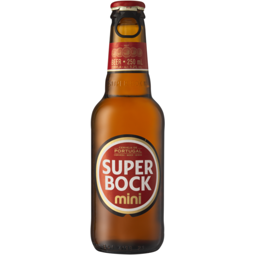 Super Bock Mini Beer Bottle 250ml