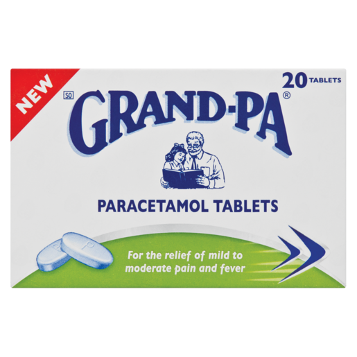 Grand-Pa Paracetamol Tablets 20 Pack