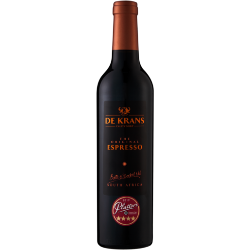 De Krans The Original Espresso Red Wine Bottle 375ml