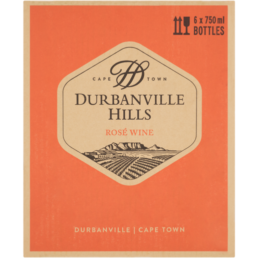 Durbanville Hills Merlot Rosé Wine Bottles 6 x 750ml 