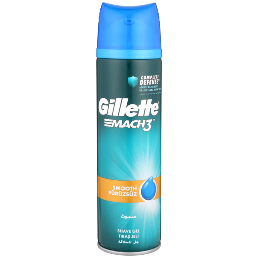Gillette MACH3 Smooth Shave Gel 200ml
