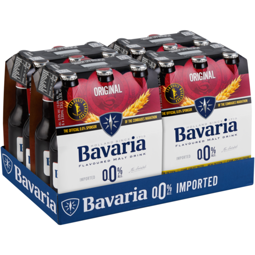 Bavaria Original Non-Alcoholic Malt Drink 24 x 330ml 