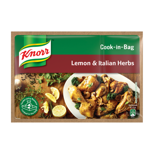 Knorr Lemon & Italian Herbs Cook-In-Bag 35g