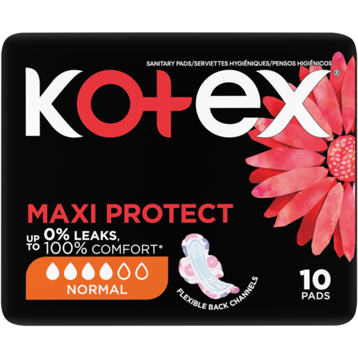Kotex Maxi Normal Total Confidence Sanitary Pads With Wings 10